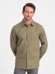 Ombre Clothing Košile Zelená