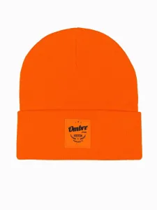 Ombre Clothing Oranžová stylová pánská čepice H103