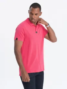 Ombre Clothing Výrazná staro růžová polokošile V4 S1745