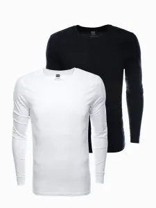 Ombre Clothing Dvojbalení triček s dlouhým rukávem Z43-V8 #4182846