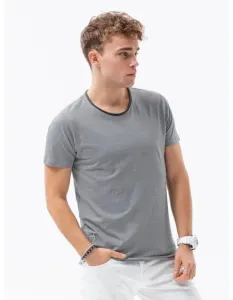 Pánské jednobarevné tričko ARCHI šedé