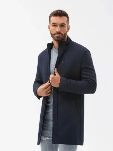 Ombre Clothing Jedinečný granátový elegantní granátový kabát C430