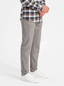 Ombre Clothing Jedinečné béžové pánské kalhoty V5 PACP-0151 #5905573