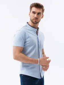 Ombre Clothing Košile v modré barvě K543
