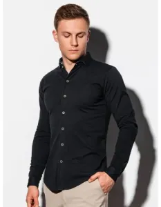 Pánská košile s dlouhým rukávem STANLEY černá