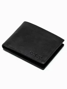 Ombre Clothing Elegantní černá peněženka A607 #5297746