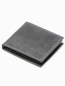 Ombre Clothing Moderní černá kožená peněženka A092 #5297750