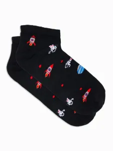 Buďchlap Veselé černé ponožky Vesmír U177 #4319694