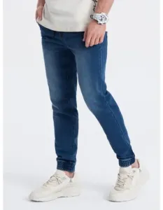 Pánské džínové kalhoty JOGGER SLIM FIT tmavě modré