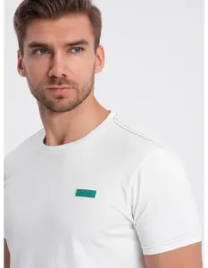 Pánské bavlněné tričko V5 OM-TSCT-0151 bílé