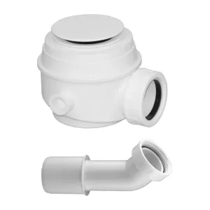 OMNIRES sifon pro vany a sprchové vaničky průměr 52 mm, bílá lesk /BP/ WB01XBP