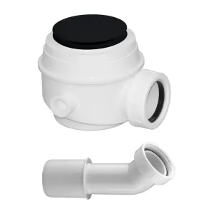 OMNIRES sifon pro vany a sprchové vaničky průměr 52 mm, černá mat /BLM/ WB01XBL