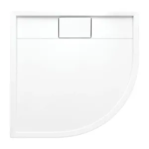 OMNIRES BROOKLYN akrylátová sprchová vanička čtvrtkruh, 90 x 90 cm bílá lesk /BP/ BROOKLYN90/OBP