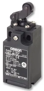 Omron Industrial Automation D4N-1162 Limit Switch, 1Way, Roller Arm