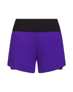 Běžecké šortky On-running Running Shorts fialová barva, high waist