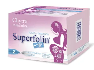 ONAPHARM Chytré miminko 2 superfolin + vitamin D3 a DHA 30 tablet + 30 kapslí