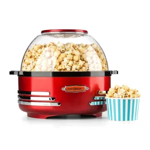 OneConcept Klarstein Couchpotato, červený, popcornovač, elektrické zařízení na přípravu popcornu