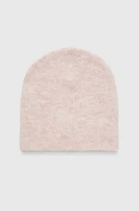 Čepice Only růžová barva, z tenké pleteniny