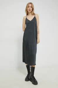 Šaty Only černá barva, midi #2825262