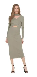 ONLY Dámské šaty ONLINA Standard Fit 15302675 Silver Sage S
