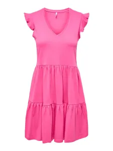 ONLY Dámské šaty ONLMAY Regular Fit 15226992 Shocking Pink M