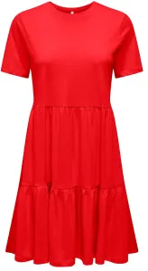 ONLY Dámské šaty ONLMAY Regular Fit 15286934 Flame Scarlet XL