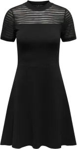 ONLY Dámské šaty ONLNIELLA Slim Fit 15315786 Black XS