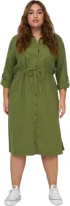 ONLY CARMAKOMA Dámské šaty CARCARO Relaxed Fit 15281039 Olive Branch XL