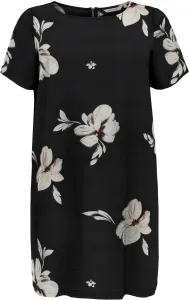 ONLY CARMAKOMA Dámské šaty CARLUX Loose Fit 15252999 Black Flower 5XL