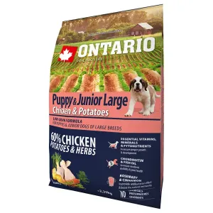 Ontario Puppy & Junior Large Chicken & Potatoes 2,25 kg