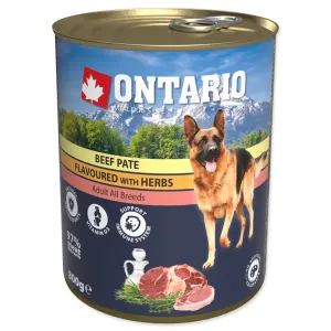 Konzerva Ontario Beef Pate flavoured with Herbs 800g