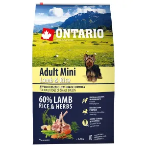 Ontario Adult Mini Lamb a Rice 6,5 kg