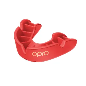 Chránič zubů OPRO Bronze - červený #1392580