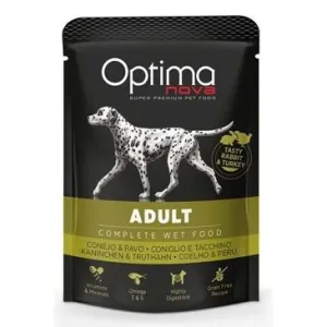 OPTIMA NOVA Dog Adult Rabit & Turkey kapsa pro psy 300 g
