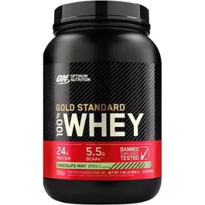 Optimum Nutrition Protein 100% Whey Gold Standard 910 g, čokoláda máta