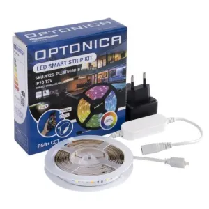 Optonica LED pásek 12V 3m RGB+CCT + WIFI control  5050+2835, 90 LED/m, 18W, IP20, sada