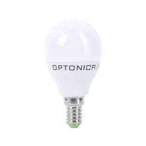 Optonica LED BULB E14 G45 3.5W 300LM 220-240V 3.5 W Teplá bílá