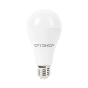 Optonica LED Žárovka E27 A60 17W 17 W Studená bílá