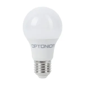 Optonica LED Žárovka E27 A60  8.5W Studená bílá