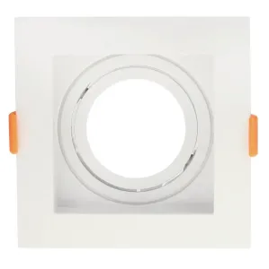 Optonica Spotlight Fixture čtvercové bílé OT2050