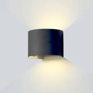 Optonica LED Wall Light Černá Body kruhové 6W Teplá bílá 7464