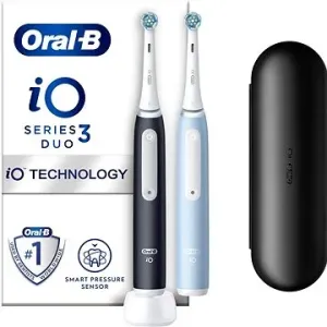 Oral-B iO 3 Duo Black & Blue Elektrické Zubní Kartáčky