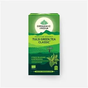 Organic India Tulsi se zeleným čajem BIO, 25 sáčky 43 g