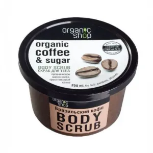 Organic Shop Kávový tělový peeling Organic (Coffee & Sugar Body Scrub) 250 ml