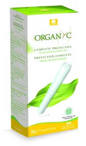 ORGANYC Bio menstruační tampony s aplikátorem REGULAR 14 ks