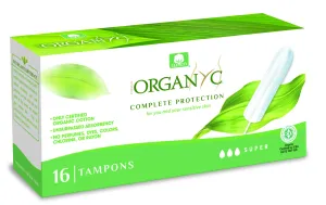 ORGANYC Bio menstruační tampony SUPER 16 ks