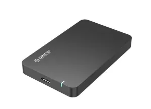 Orico External Hard Drive Enclosure HDD/SSD 2,5 inch + USB-A/USB micro B 3.0 Cable 0.6m