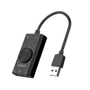 Externí zvuková karta Orico USB 2.0, 10 cm