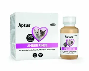 Orion Pharma Animal Health Aptus Amber Rinse 4x60ml