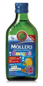 Möller´s Möller`s rybí olej z tresčích jater z Norska s přírodní ovocnou příchutí 250 ml
